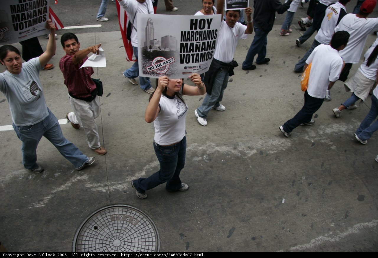 Protest Parade through City Streets