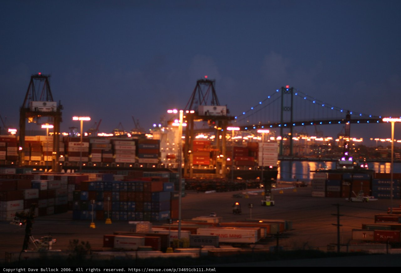 Dark Sky over Waterfront Terminal