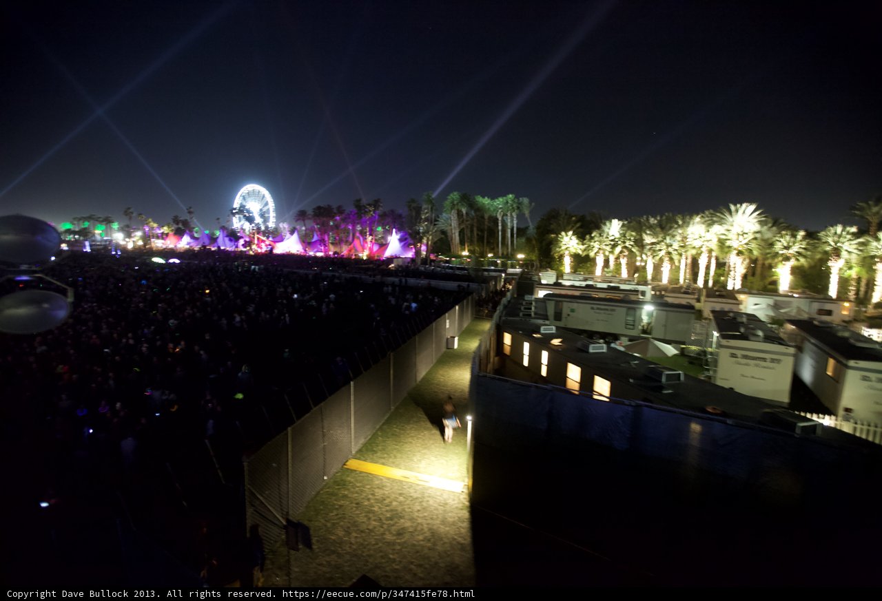 Nighttime Metropolis at Coachella