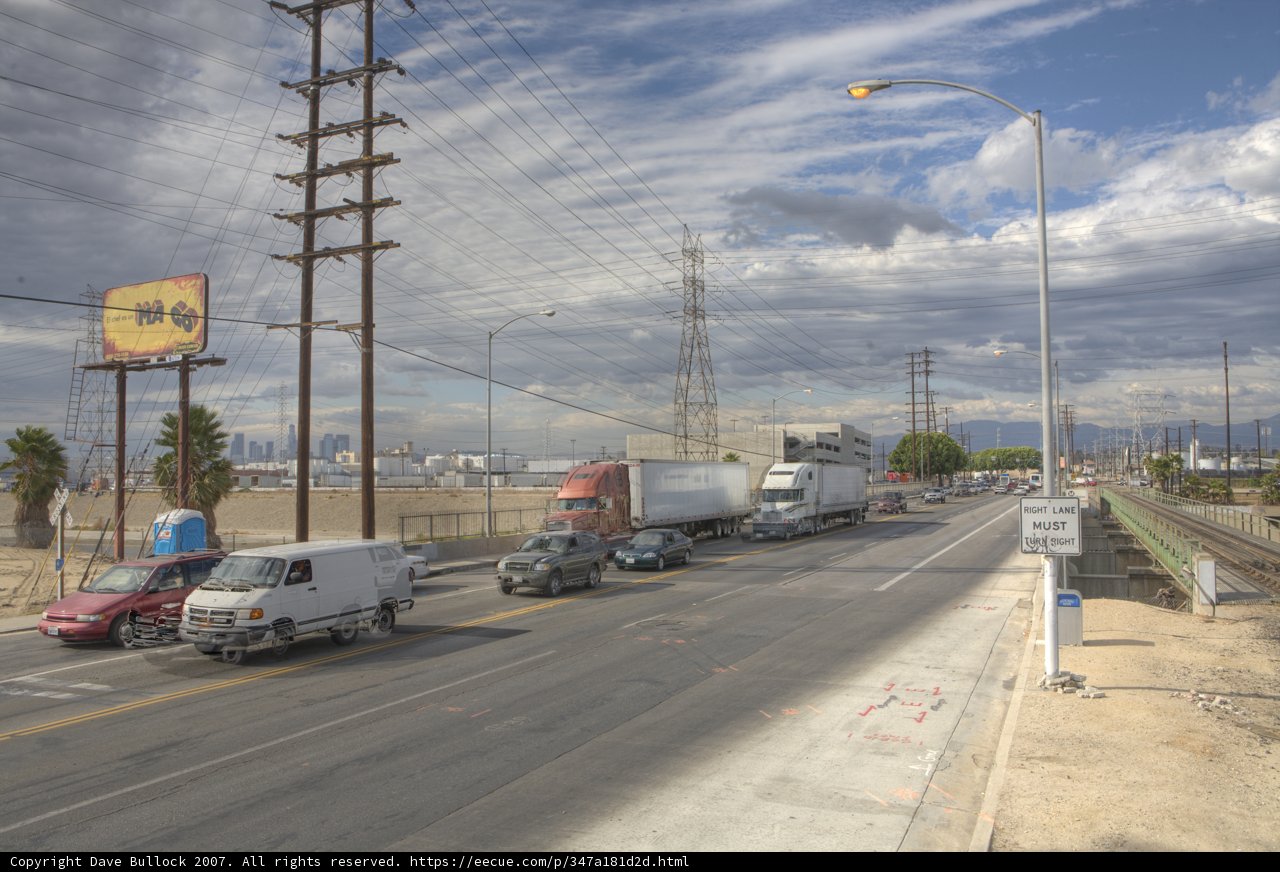 Bustling Street Traffic