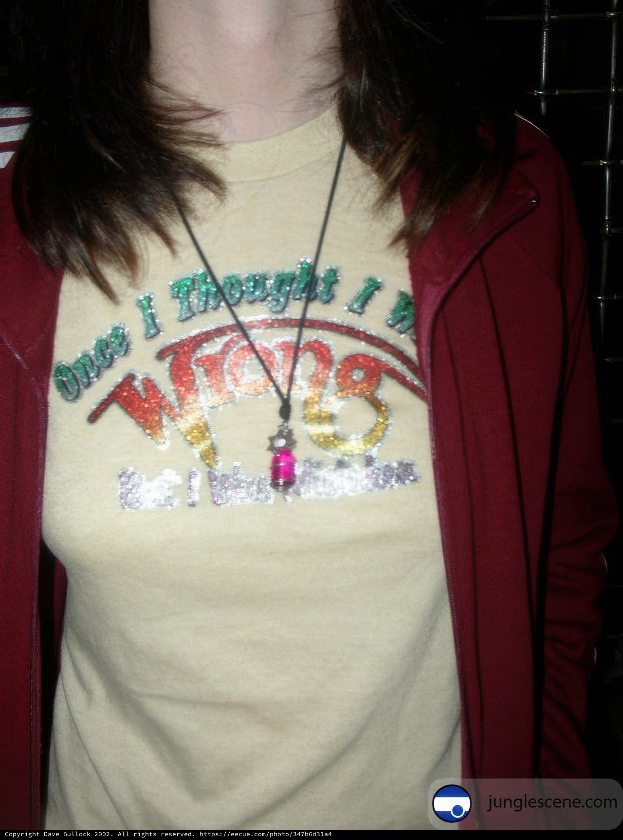 Red Jacket and Necklace