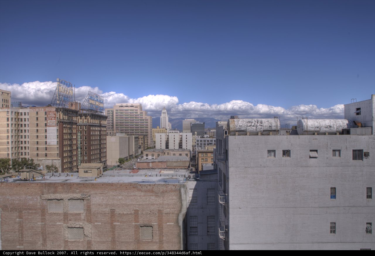 Urban Skyline Overlooking the Metropolis