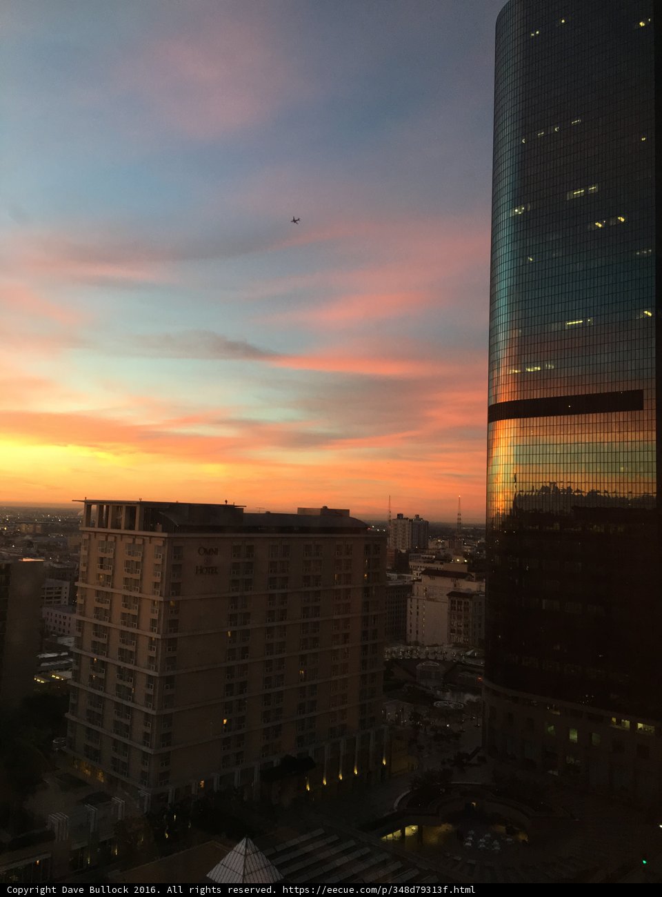 Sunset Cityscape from The Broad