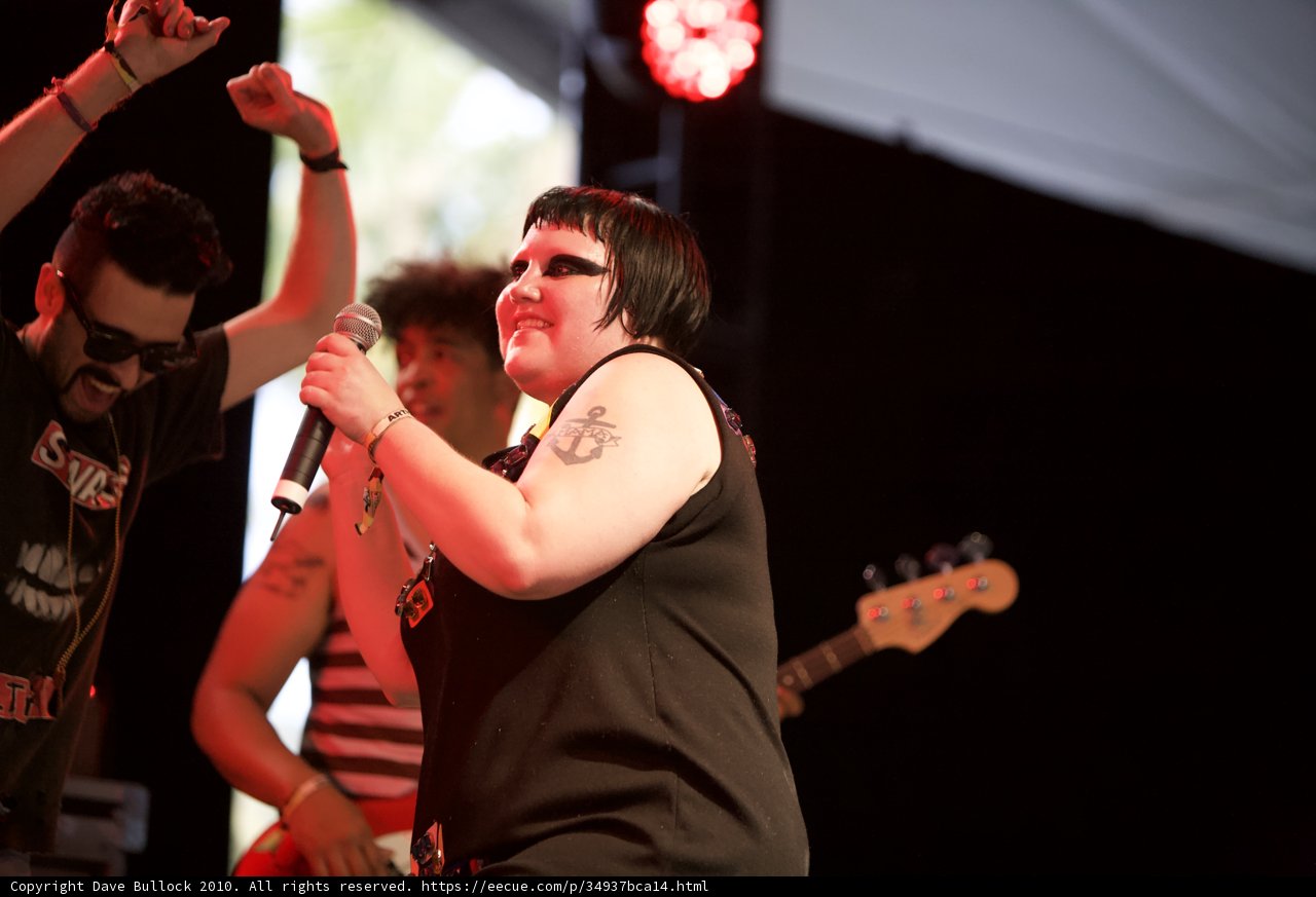 The Rockstar Duo: Beth Ditto and the Man on Guitar