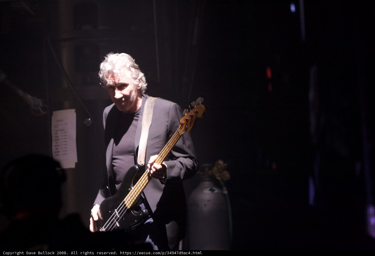 Roger Waters on Bass at Coachella 2008
