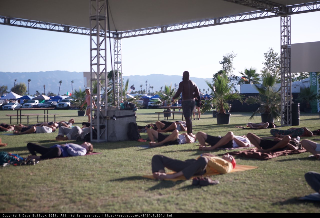 Relaxing on the Coachella Hill