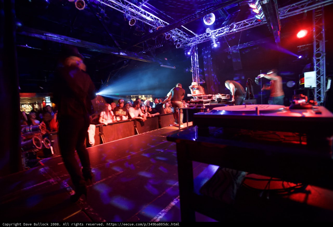 DJ Adam F electrifying the crowd at Nightclub