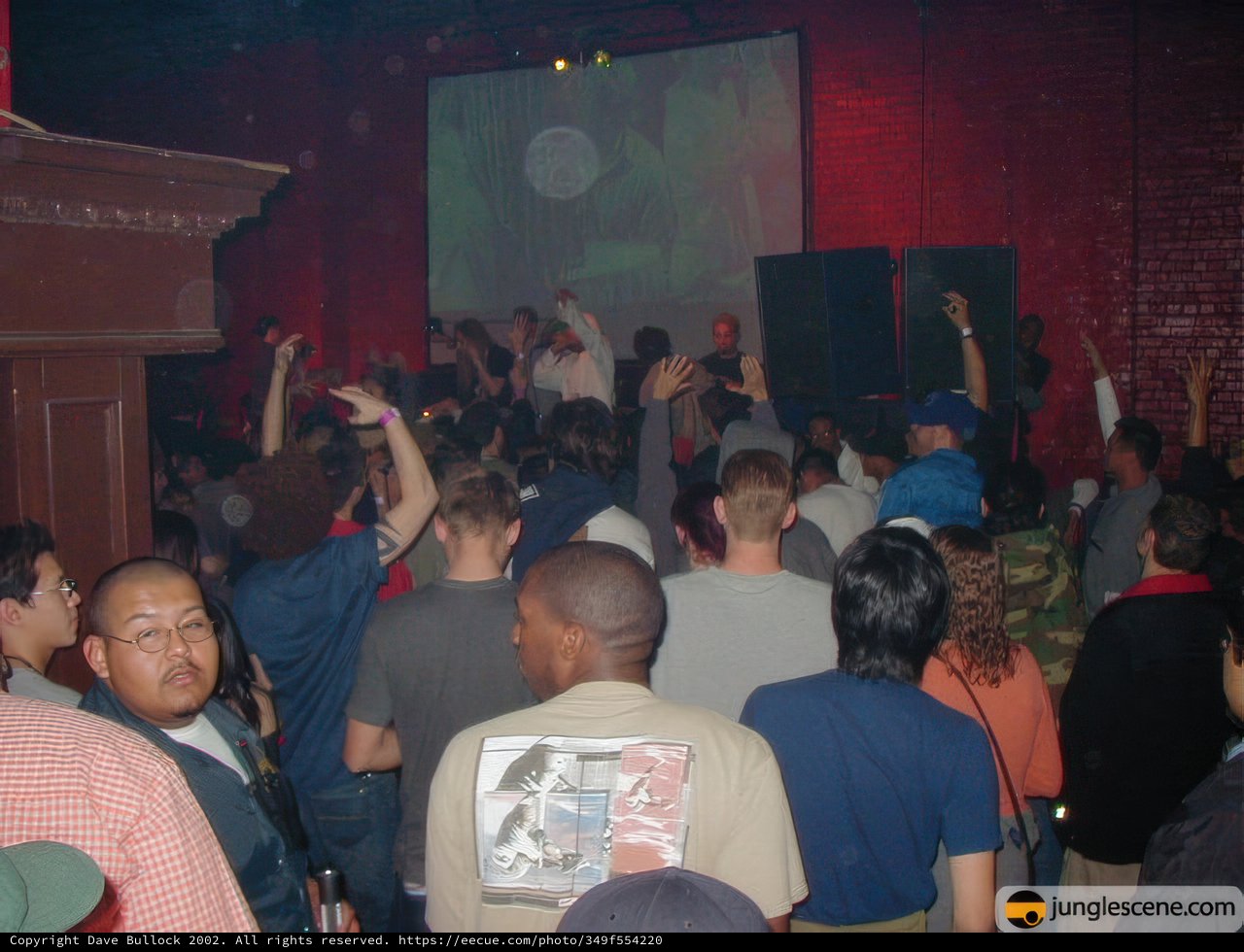 Nightclub Party with Projector Screen