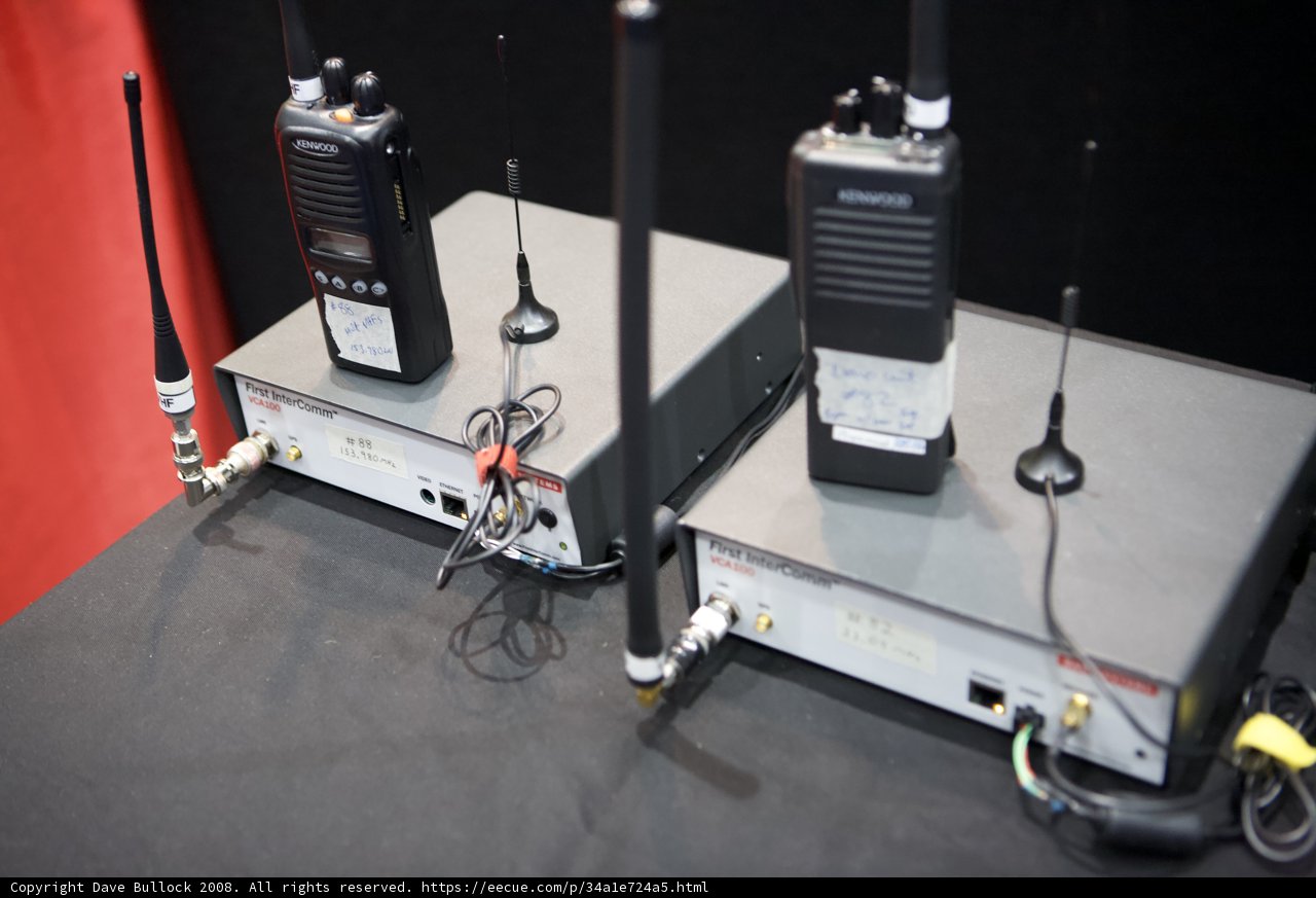Walkie Talkies on Display at the 2013 NCPA Convention