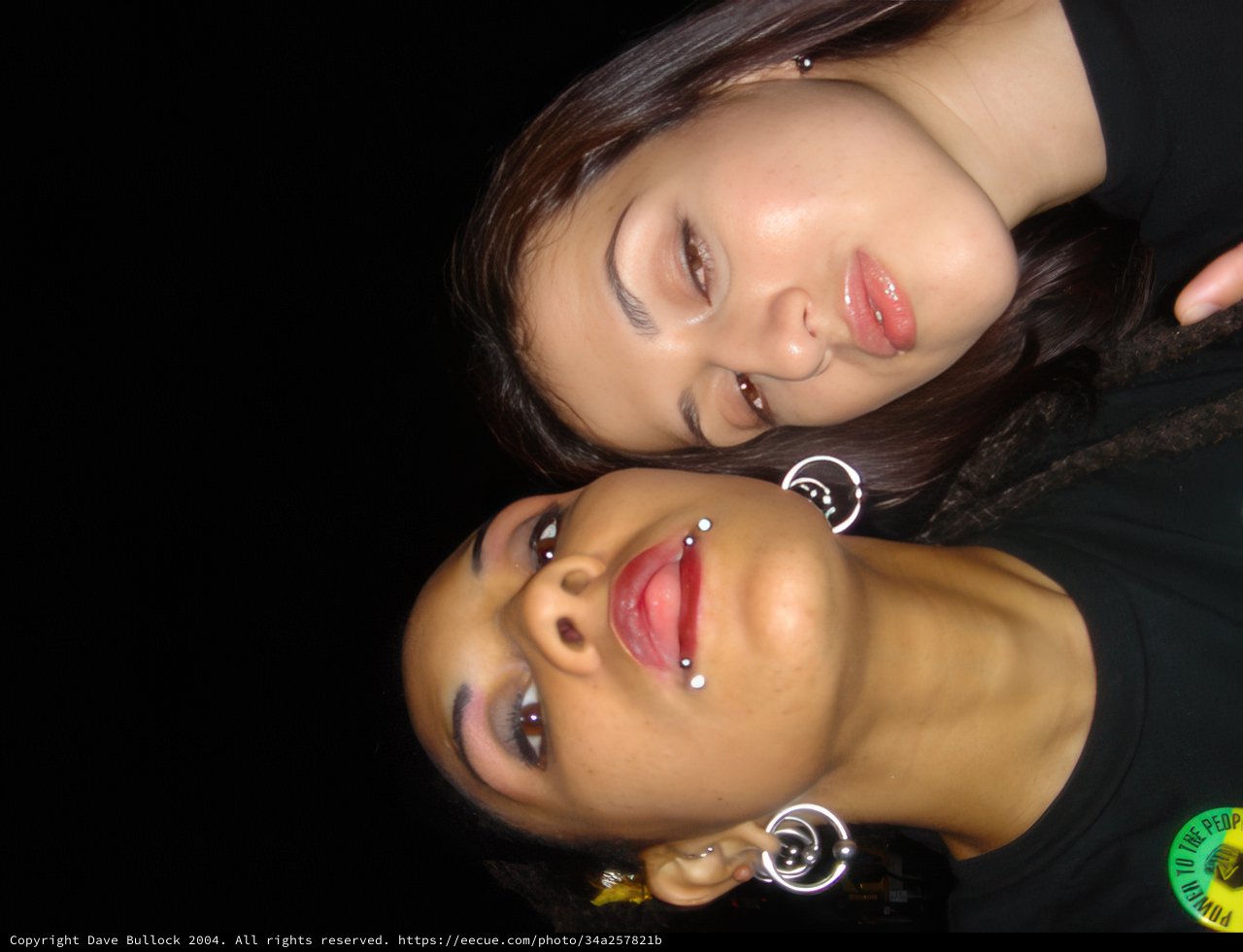 Two Women Strike a Pose
