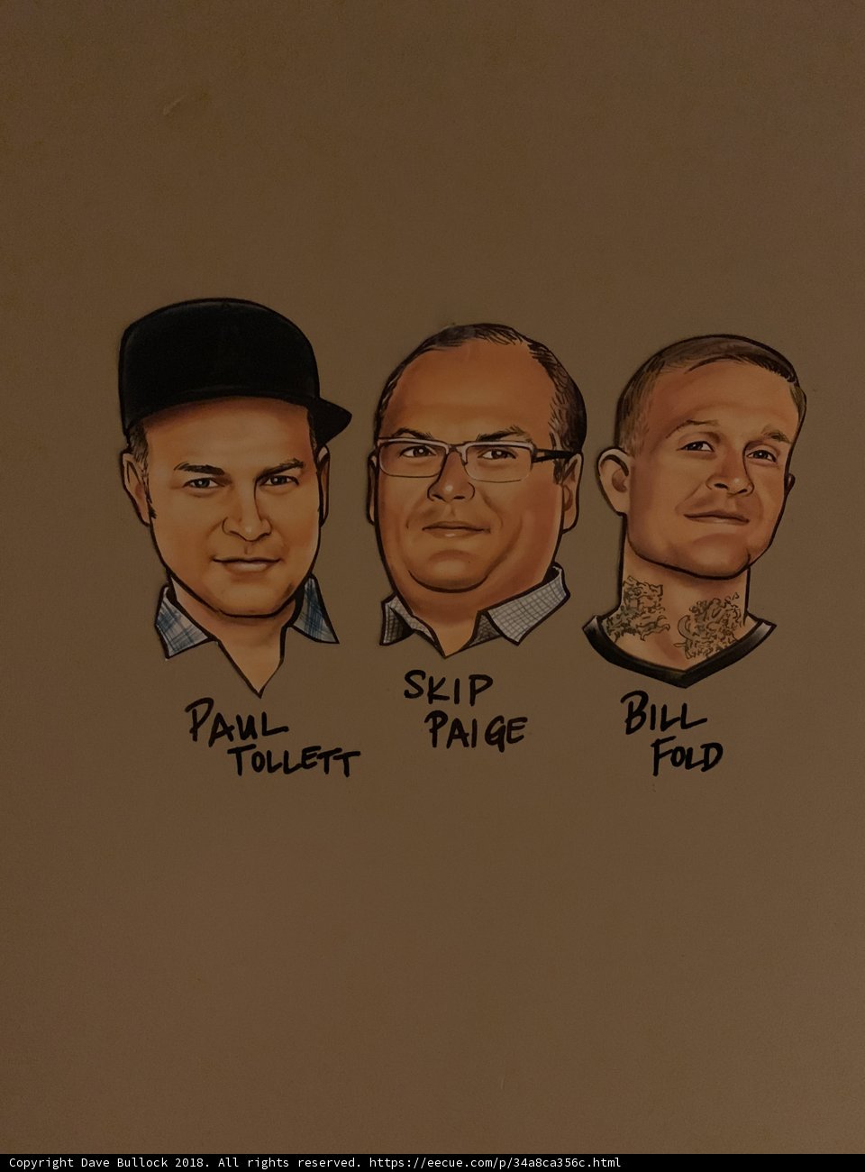Three Men in an Artistic Portrait Poster