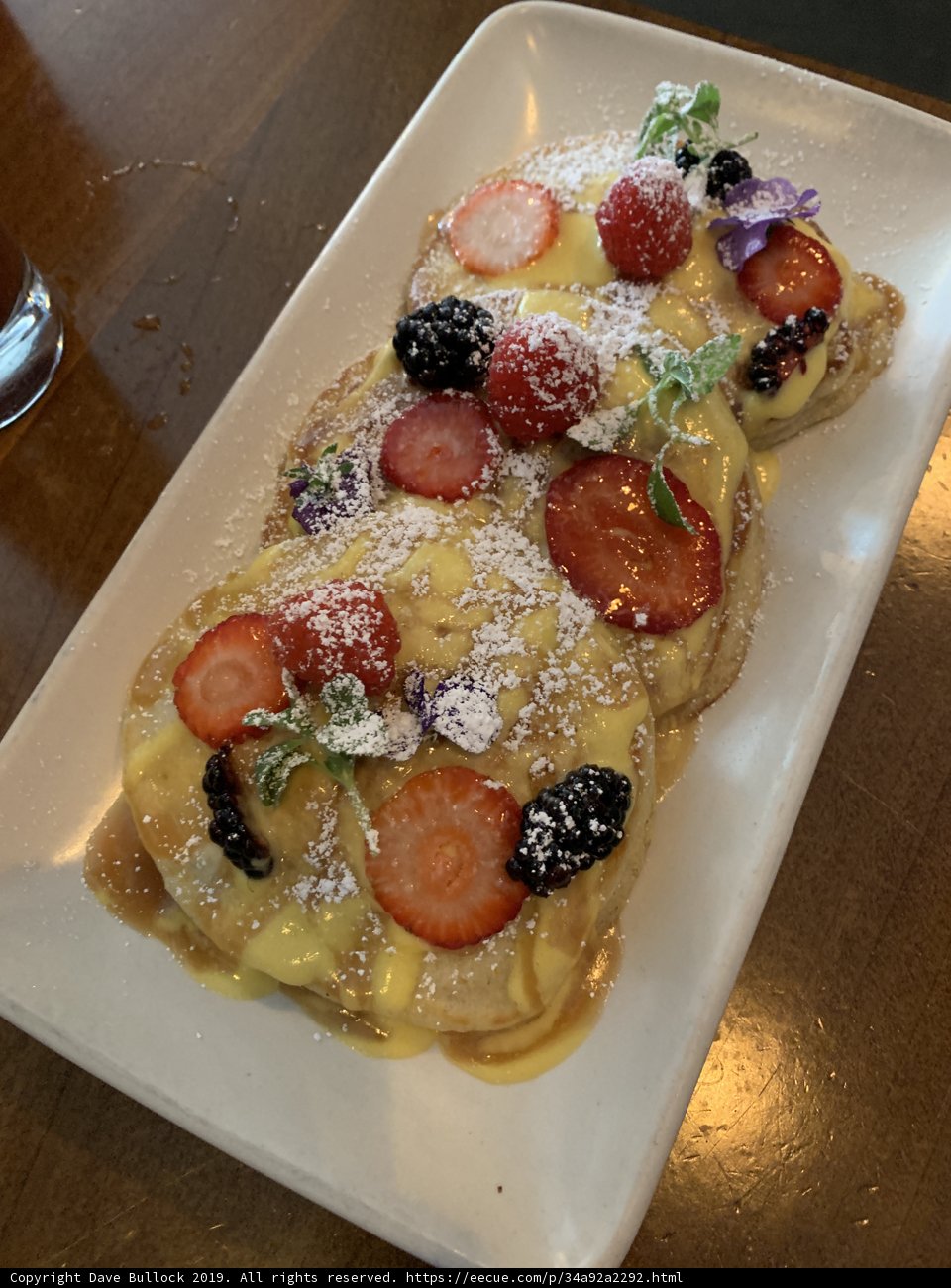 Berries and Syrup Pancakes
