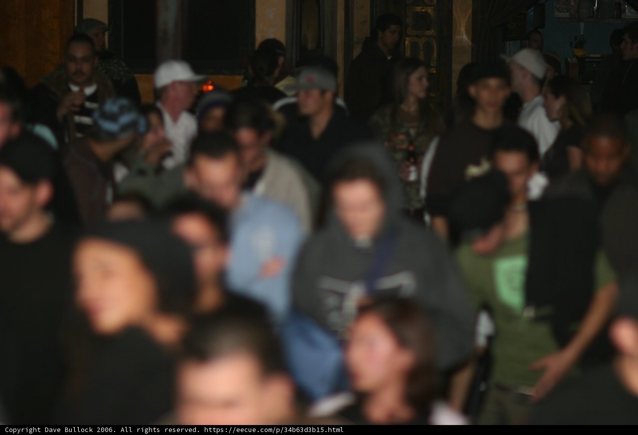 A packed house at Breakage's Respect show