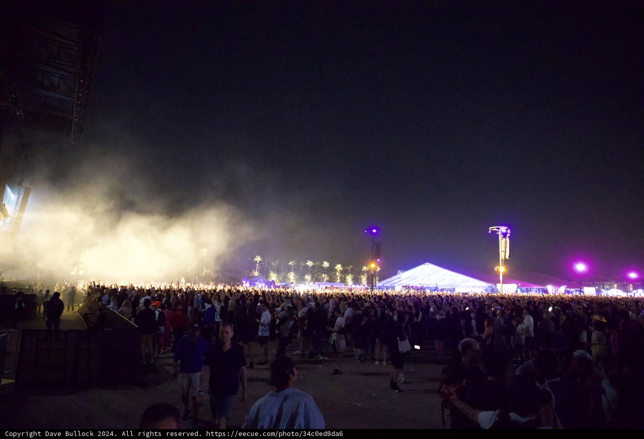 Nighttime Revelry at Coachella 2024