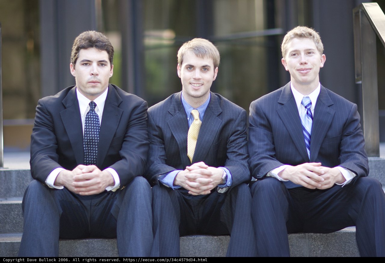 Three Dapper Gents