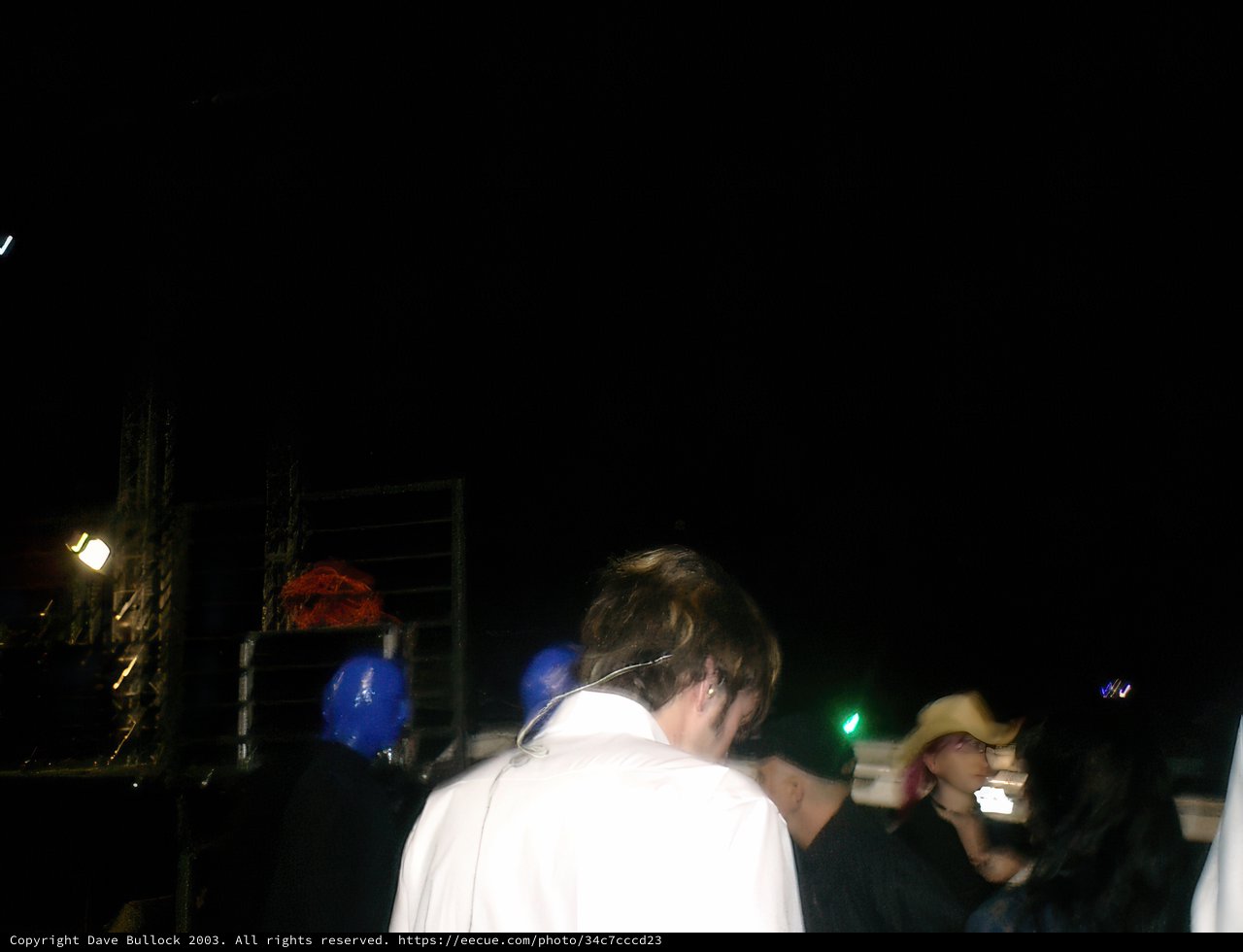 Nighttime Gathering under the Coachella Sky