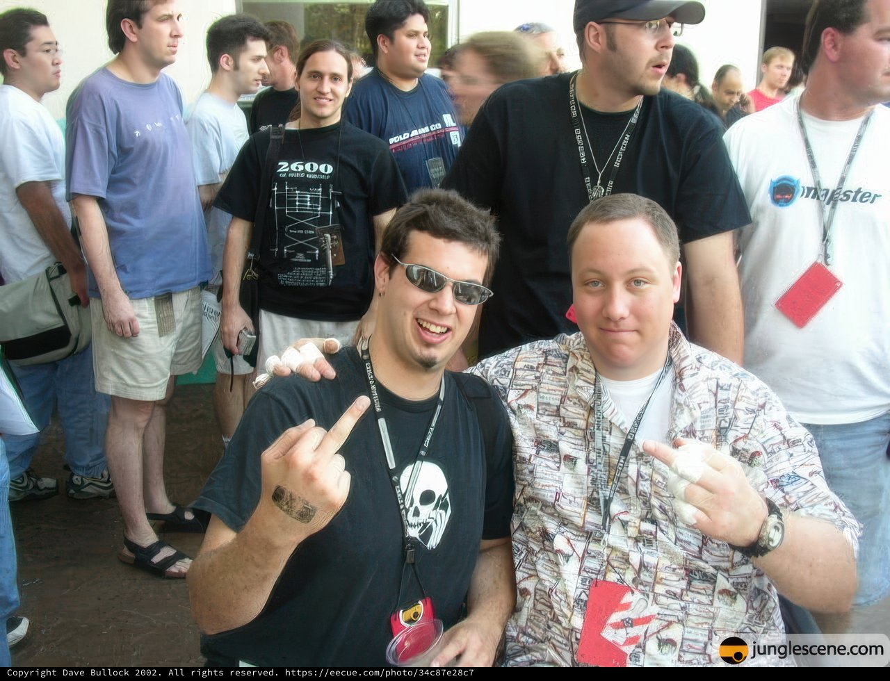 Posed Picture at DEFCON 10