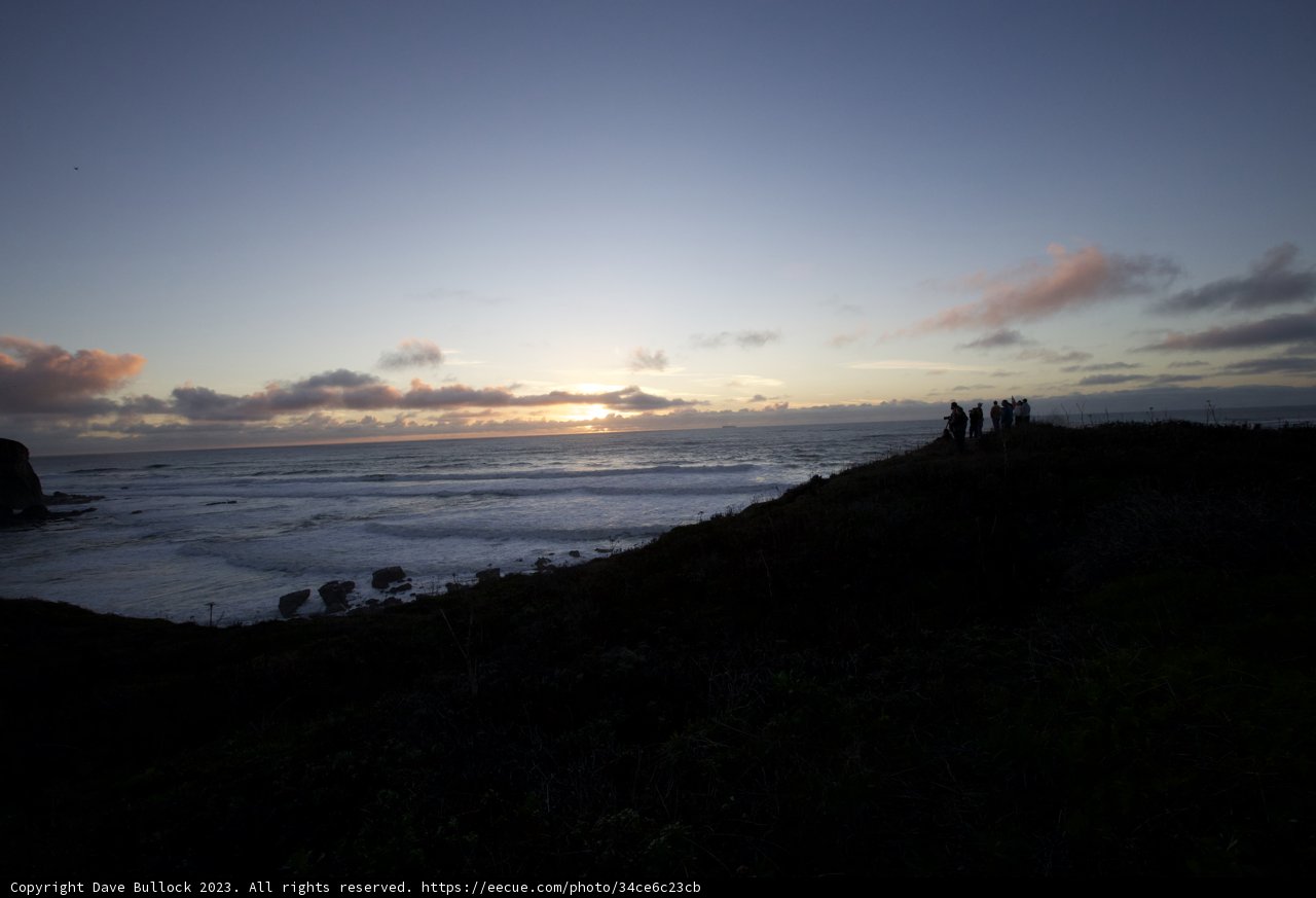 Majestic Sunset at Mavericks: Embracing Mother Nature's Spectacle