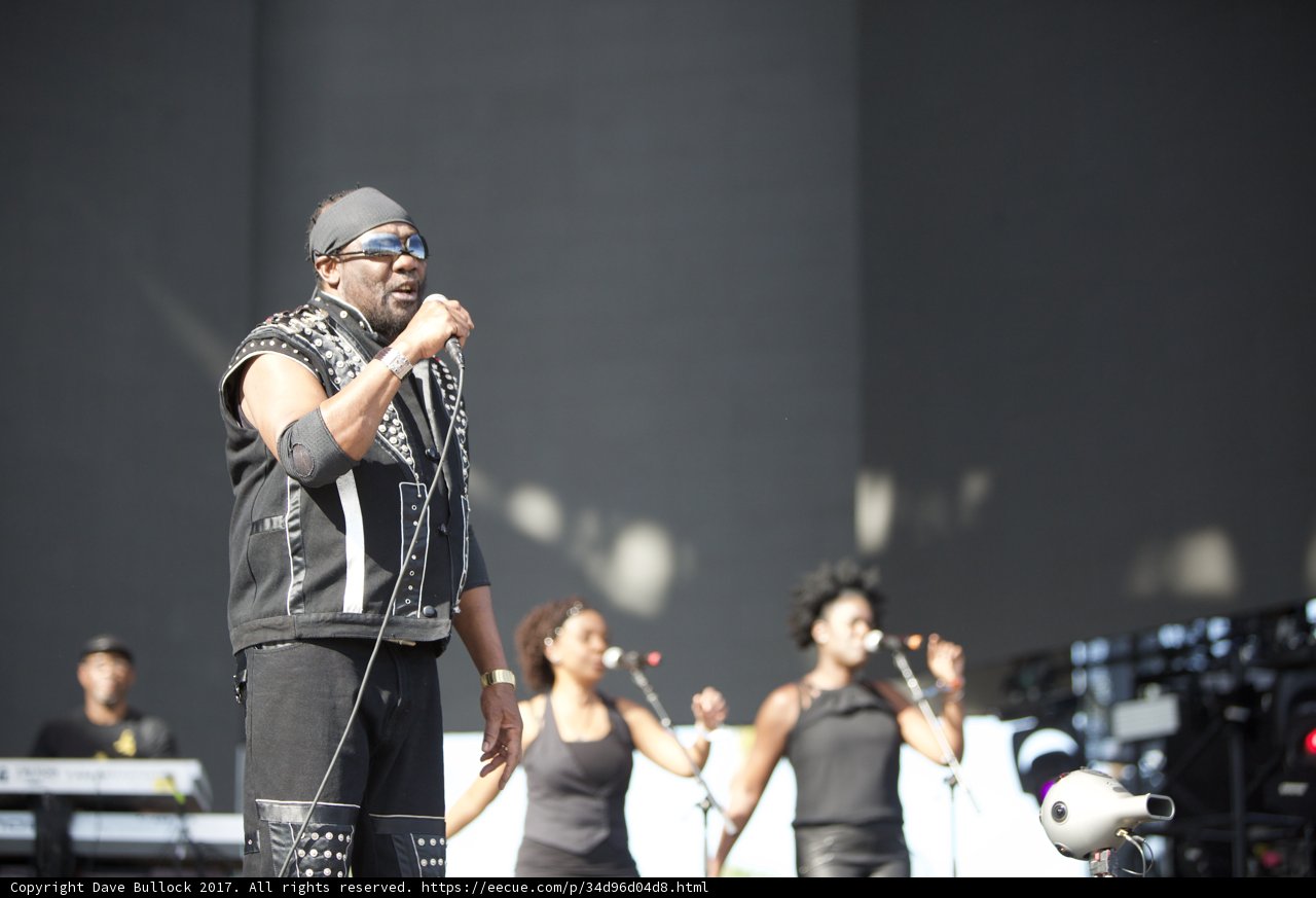 Man in Black: A Singing Entertainer on Stage