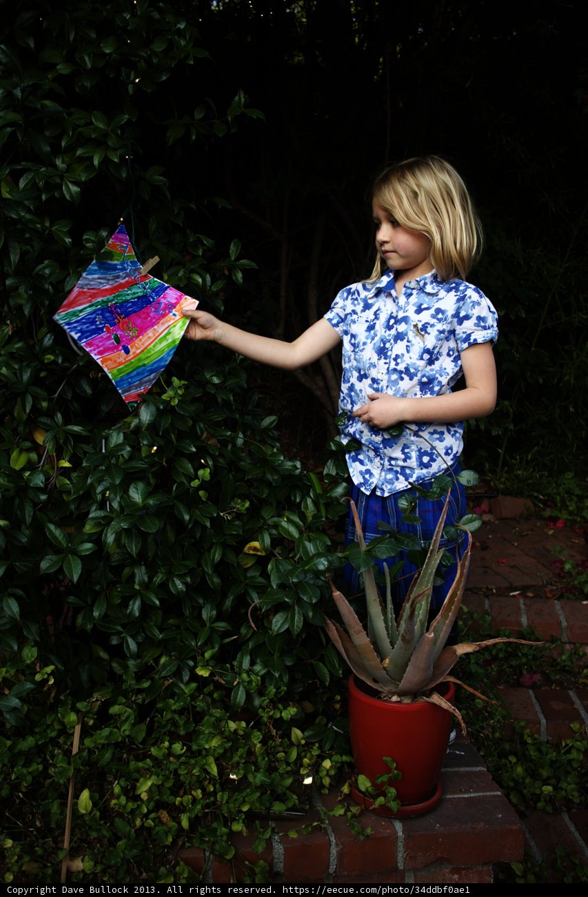 The Little Gardener with her Beloved Kite