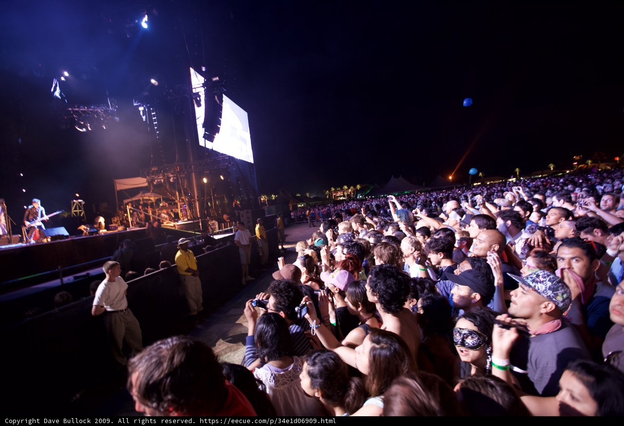The Thrilling Night Sky Concert at Coachella 2009