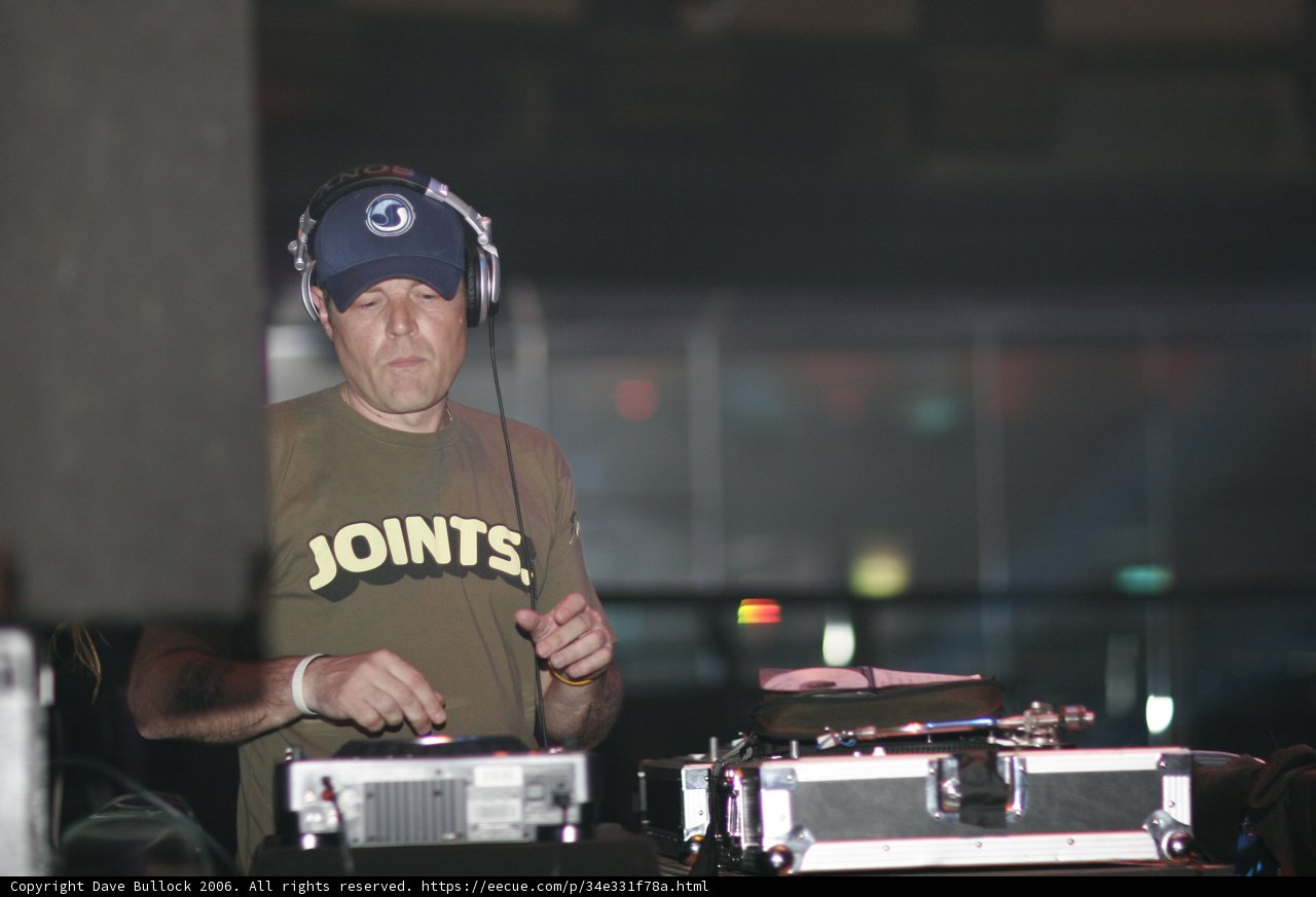 Grooving with His Headphones
