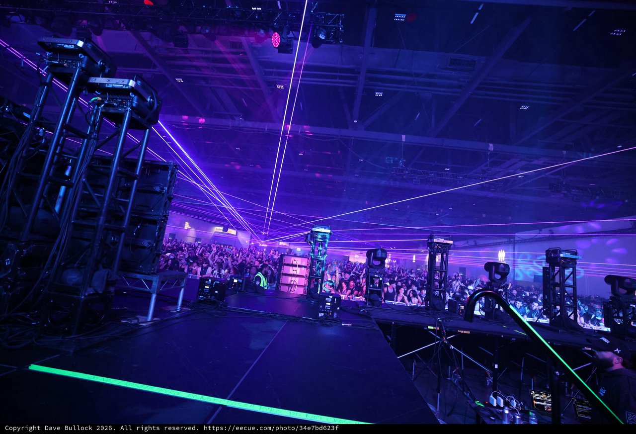 Laser Light Spectacular at Wobbleland 2026 Festival