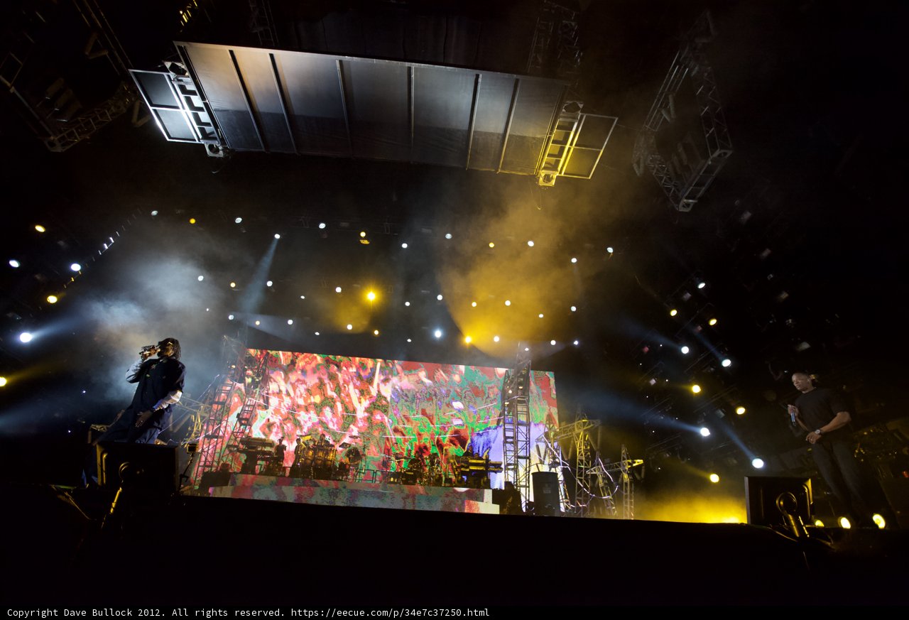 Dr. Dre rocks the stage