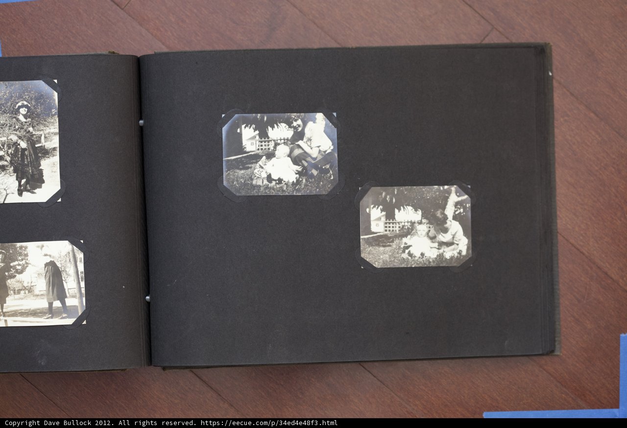 Family Memories in a Document Binder