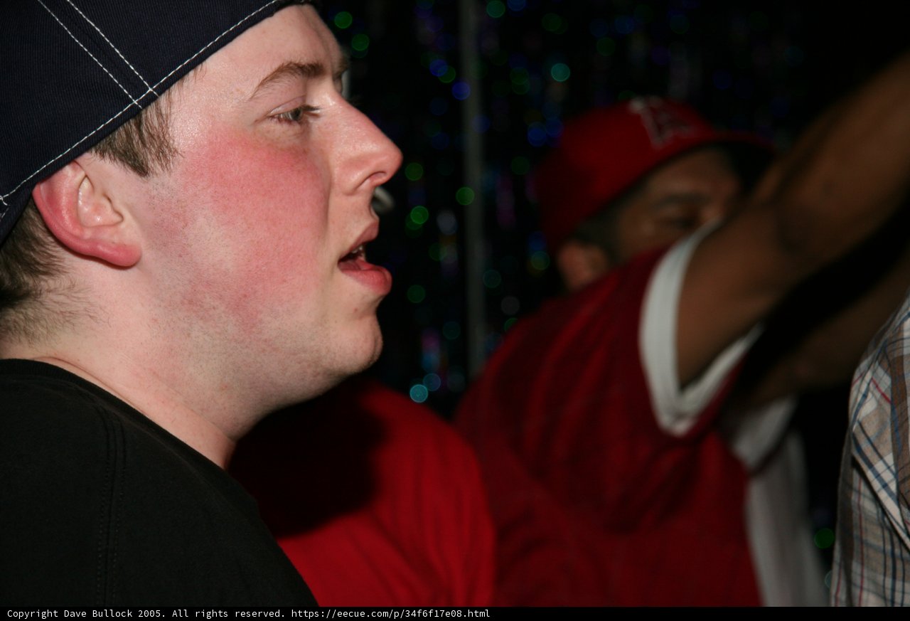 Black Clad Partygoer