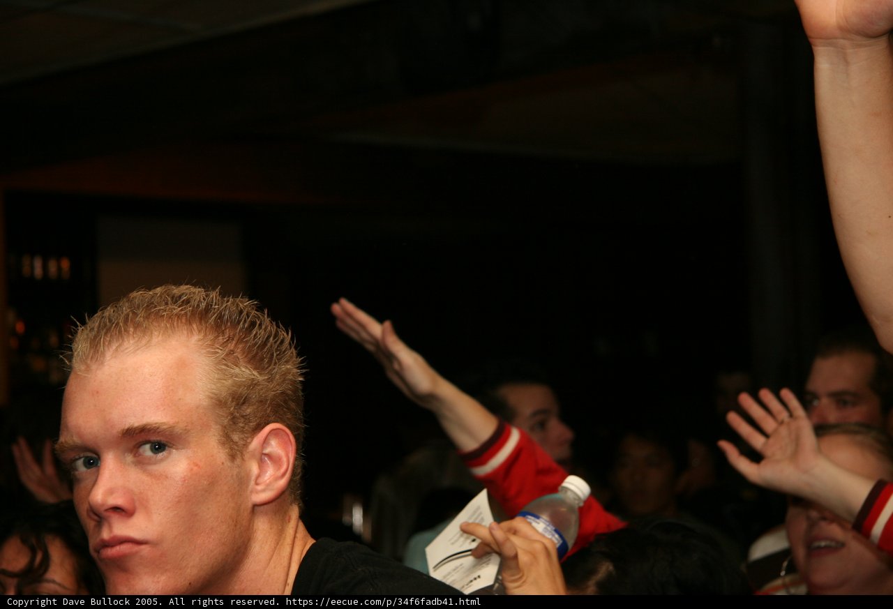 Blonde-Haired Man in the Club