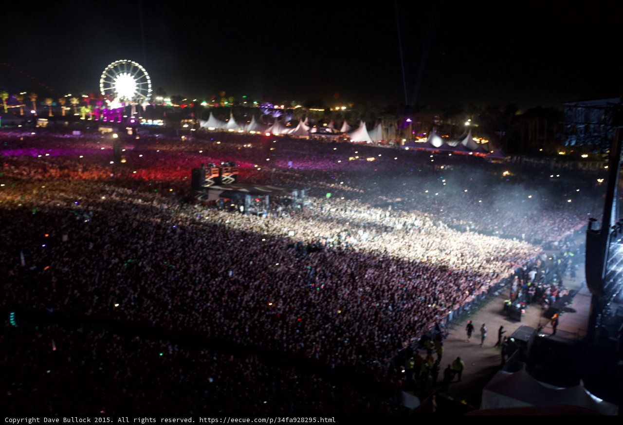 Lighting up the Night: A Wild Concert Crowd