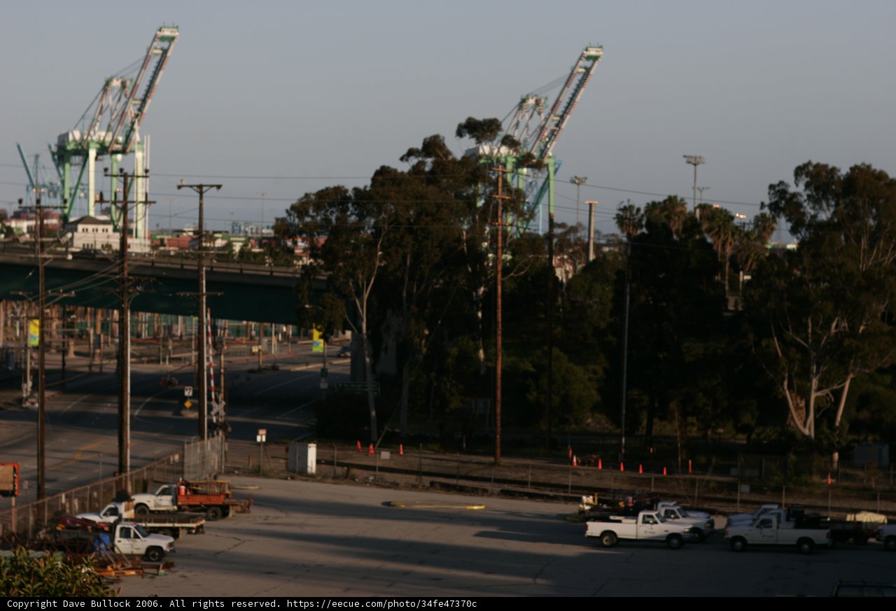Busy Bridge Construction Site