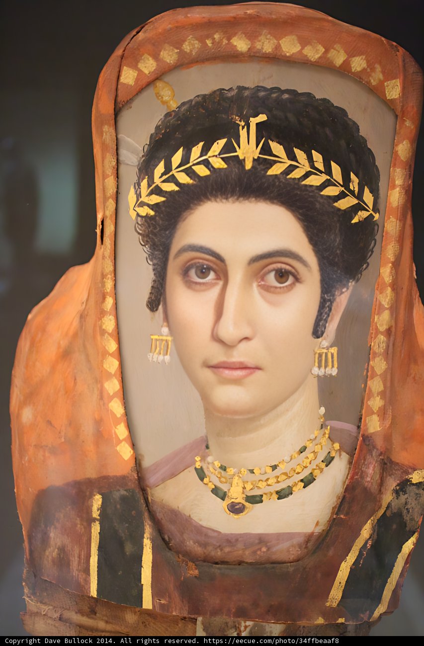Elegant Lady with a Crown