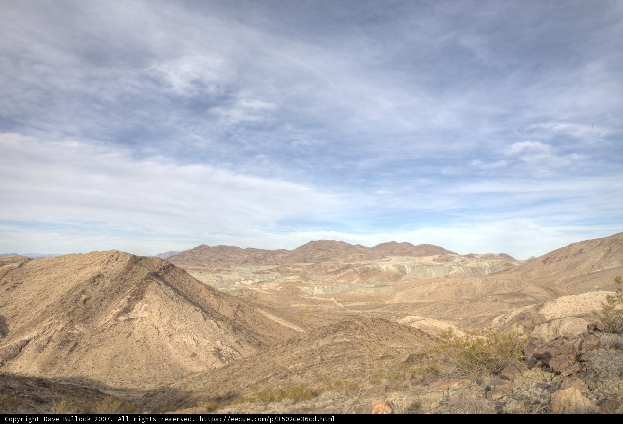 Majestic View of the Desert Mountains