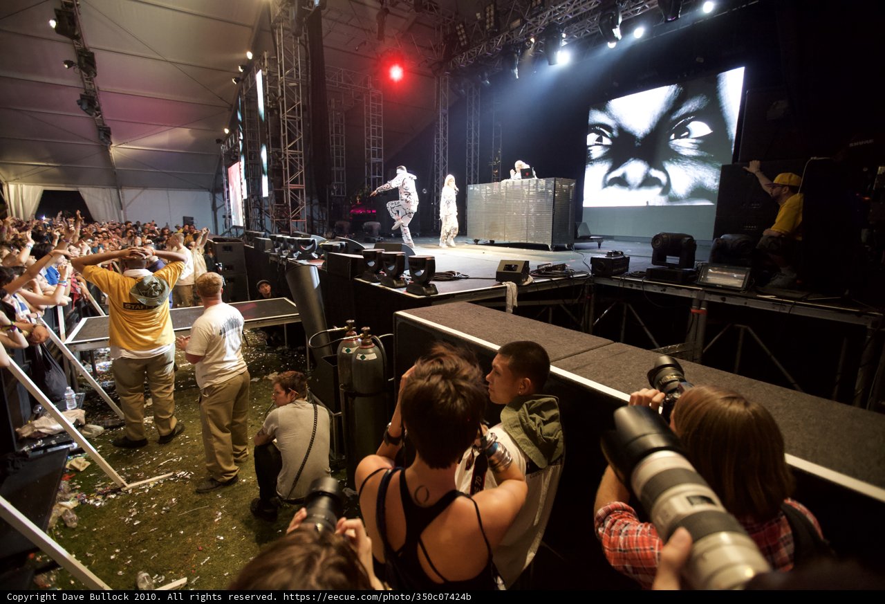Concertgoers captivated by stage performance