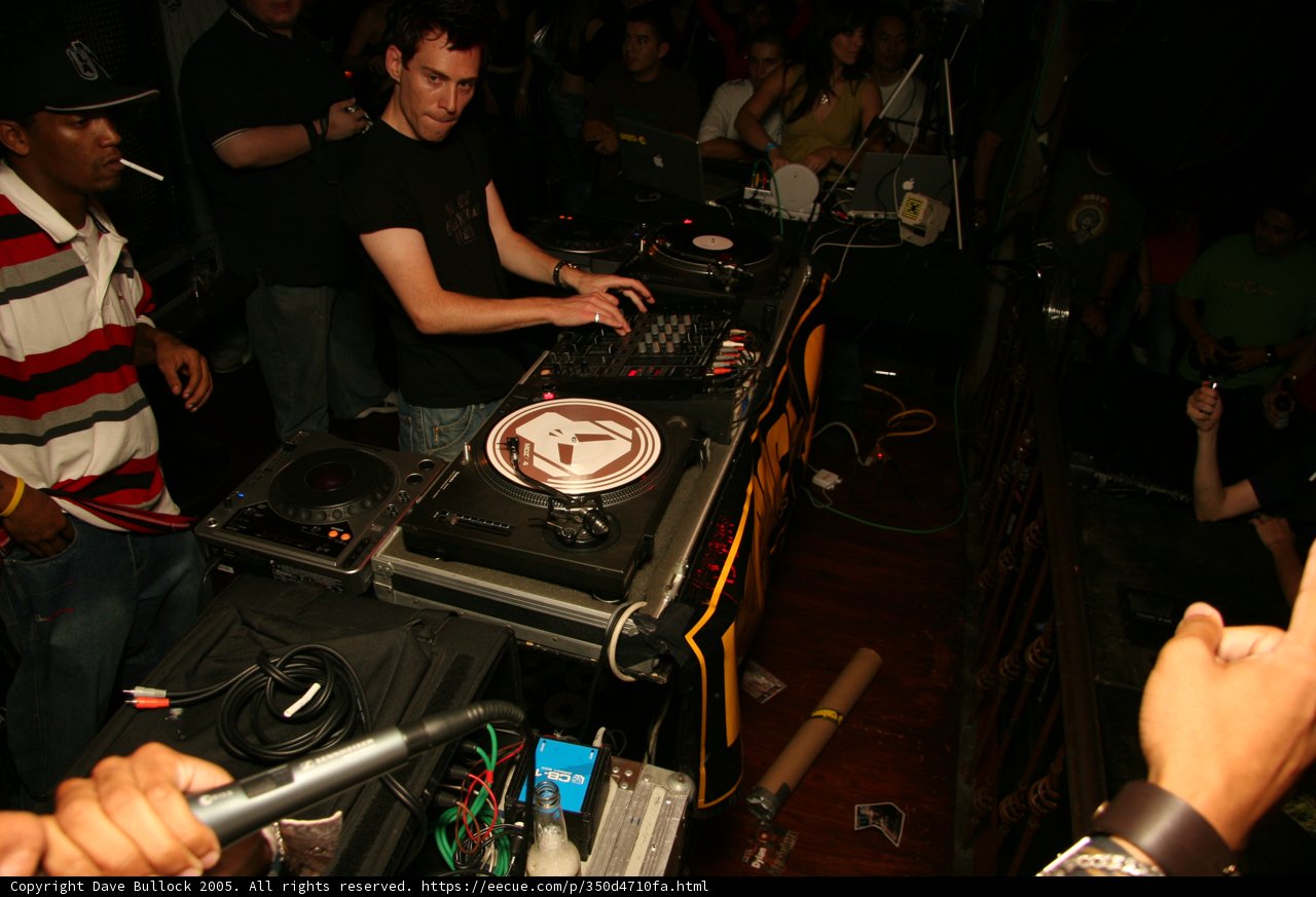 Beats by (DJ's name): Spinning up a storm at the night club