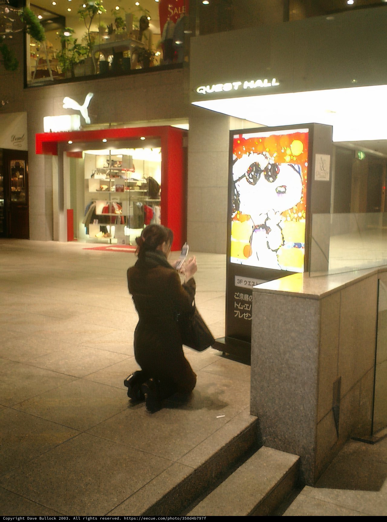 Reading the News in Harajuku