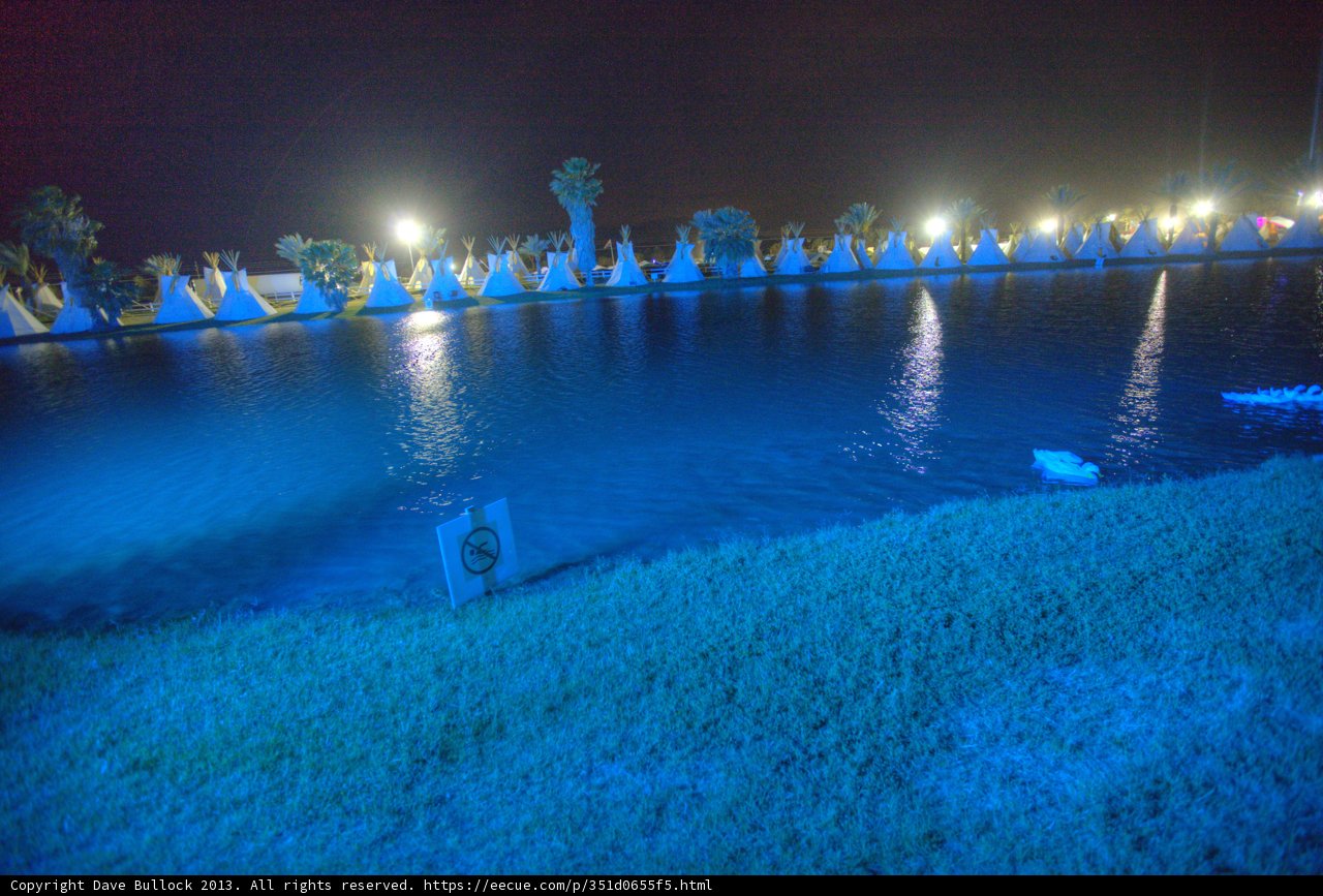 Night Lights at the Lake