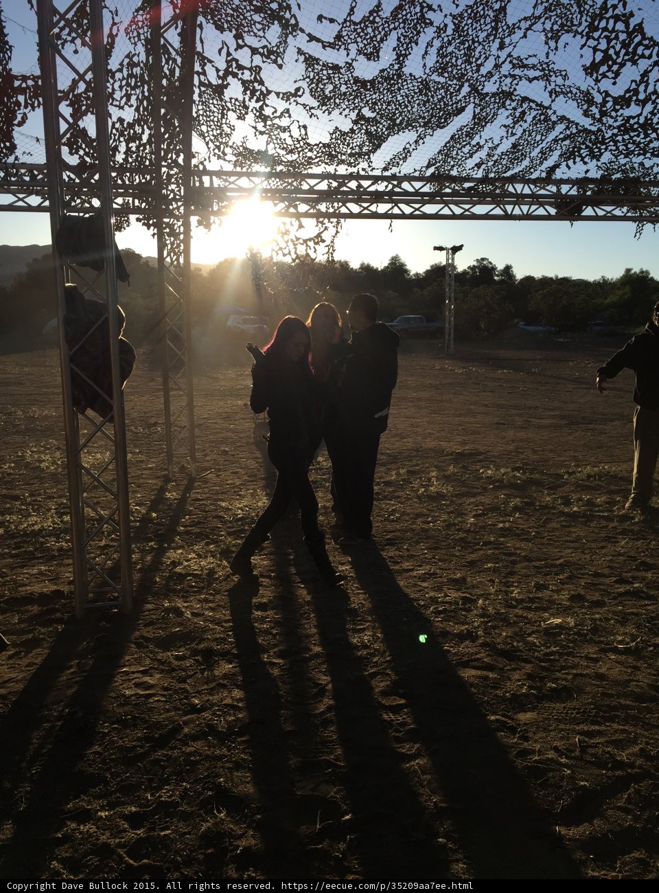 Festival Sunset Silhouettes