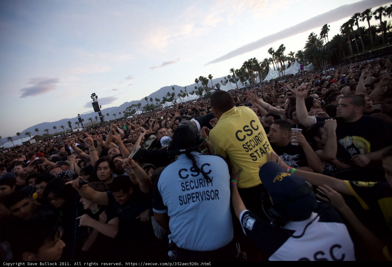 Yellow Shirt in the Crowd