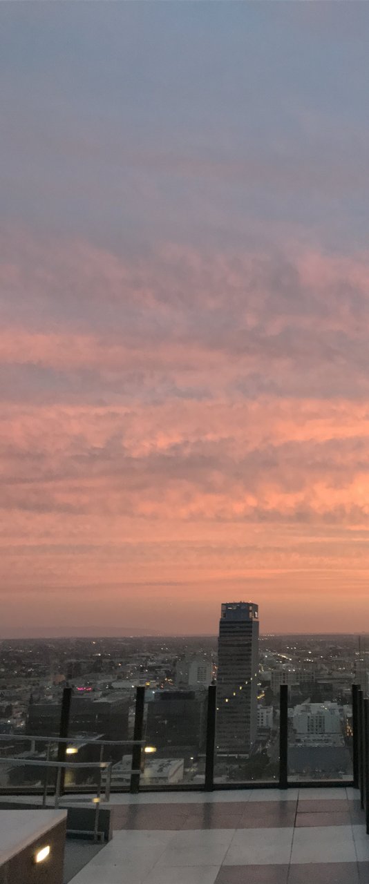Los Angeles Sunset from the Rooftop