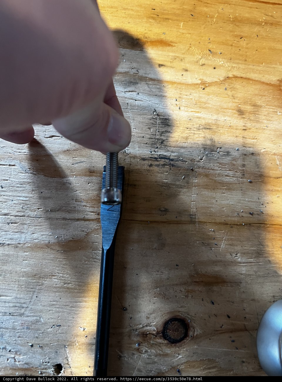 Removing a Screw from Stained Wood