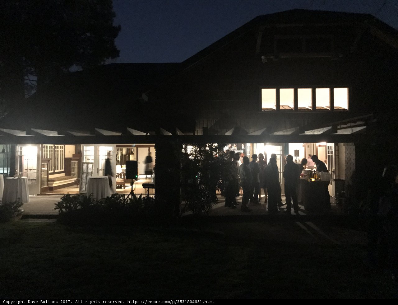 Nighttime Gathering on the Porch