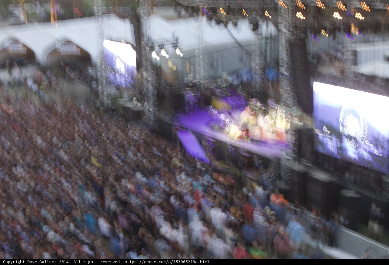 Blurred Crowd at Coachella