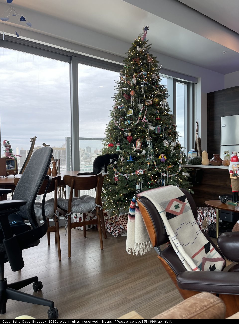 Christmas Cheer in a San Francisco Living Room