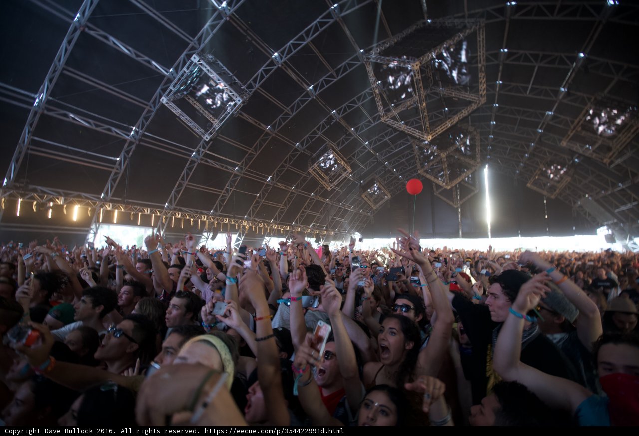 Coachella 2016 Concertgoers Raise the Roof
