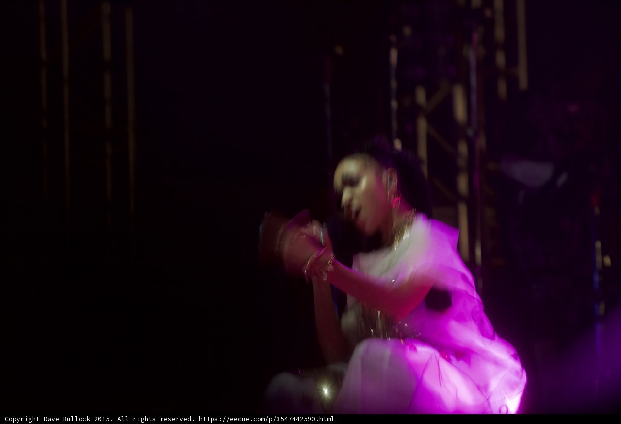 Dancing under Purple Lights
