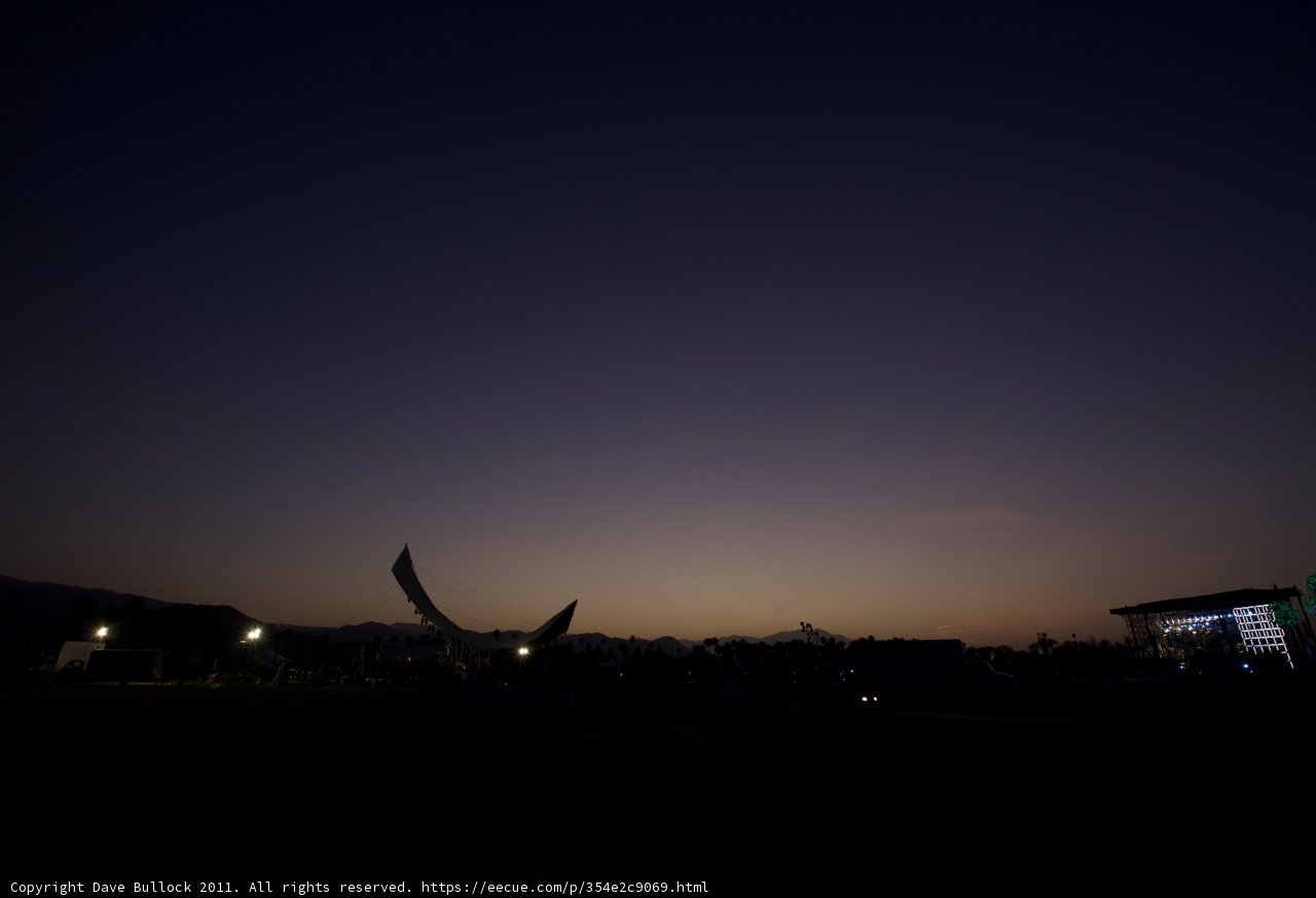 Sunset Kite Soaring over Mountain Range