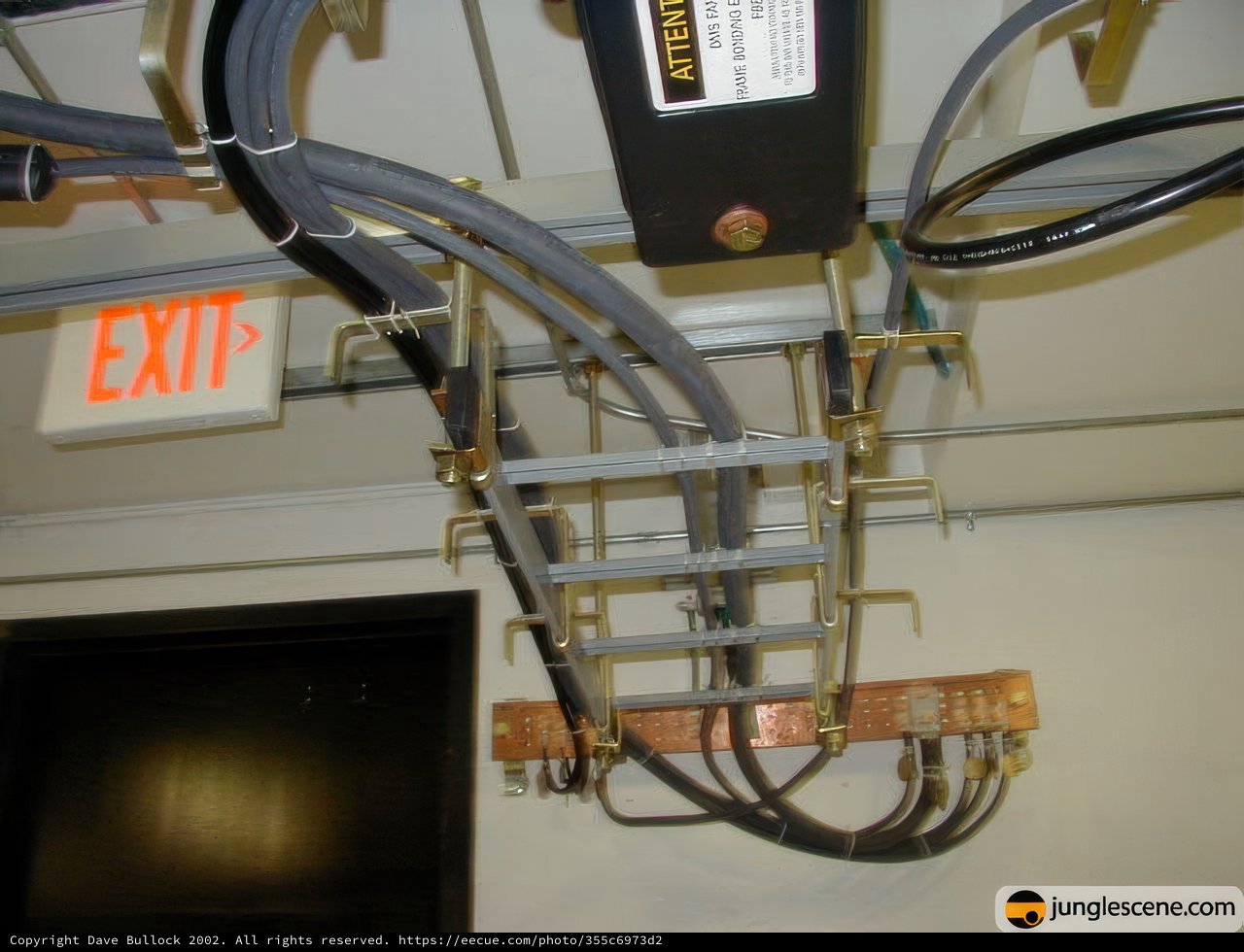 Electrical Cable and Sign at One Wilshire